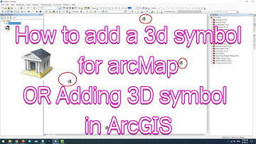How to add a 3d symbol for arcMap - Adding 3D symbol in ArcGIS