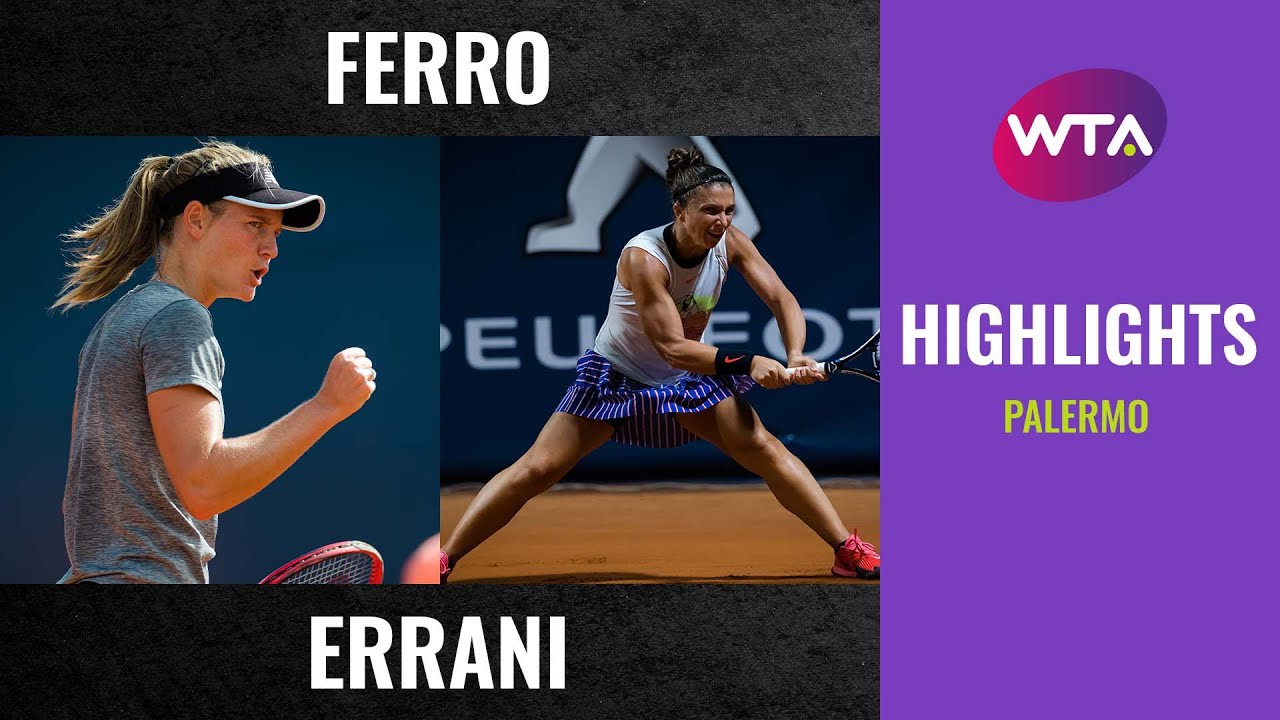 Fiona Ferro vs. Sara Errani | 2020 Palermo Quarterfinal | WTA Highlights