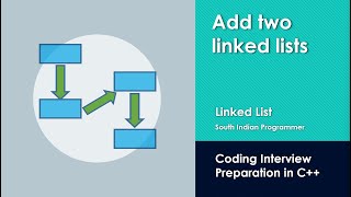 Coding Interview Preparation : Linked List - Add two Linked Lists