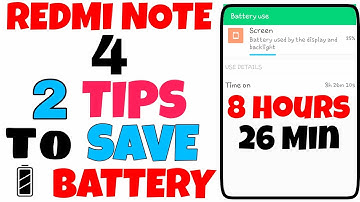 Redmi Note 4 | ✌️Two Tips For Ossum Battery Backup | Ft. TNVJ