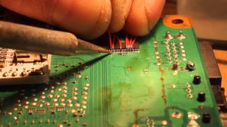 How to solder to PS3 NAND chips