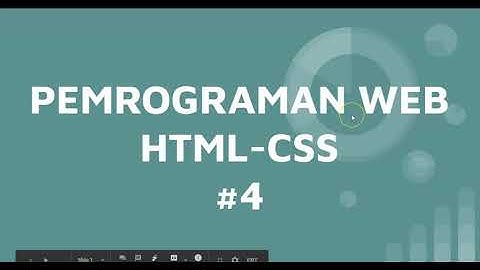 Materi Pemrograman Web-html-css-bagian-4