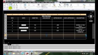 AutoCAD II  21-19 Adding and Resizing Columns and Rows