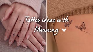 15 Minimalist Tattoo Ideas with Meaning | Best Tattoo Ideas for 2023 ✨ screenshot 5