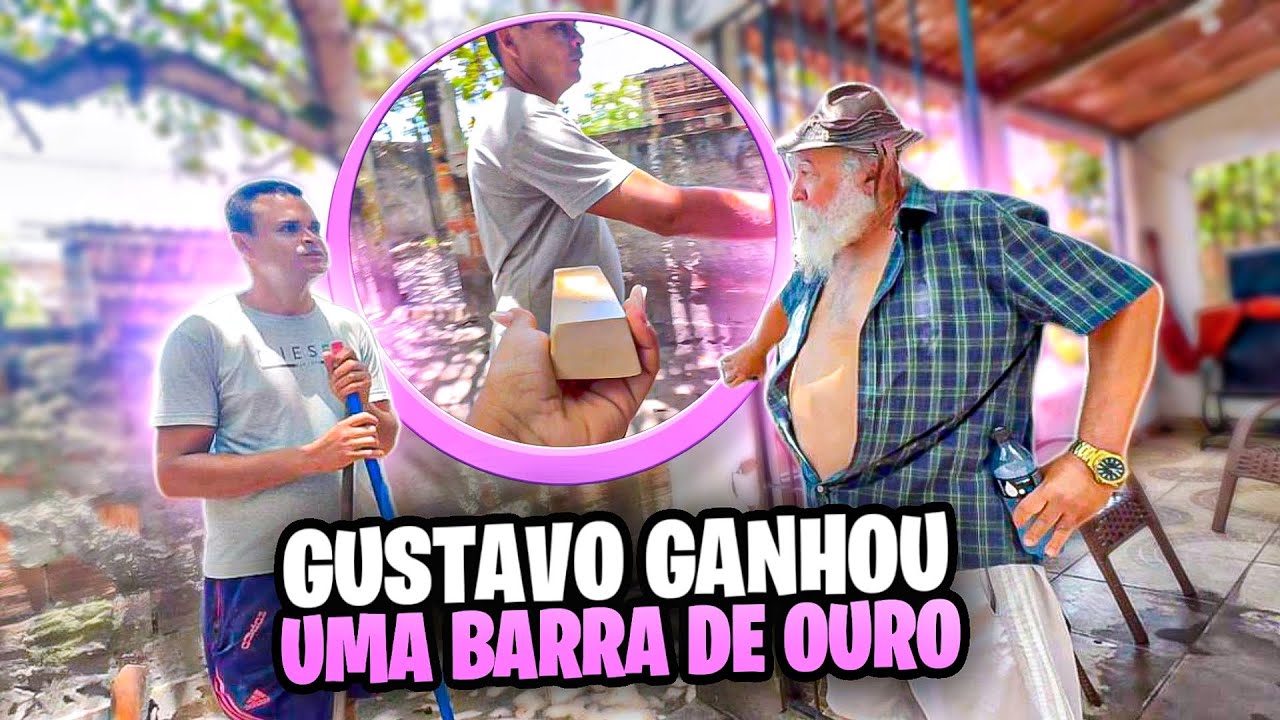 IZALICK DEU UMA BARRA DE OURO PRA GUSTAVO | IZALICK 