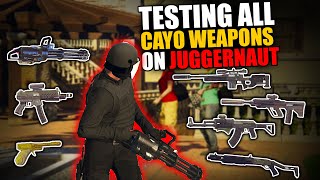 All Cayo Perico Weapons Test On Buff Juggernaut screenshot 3