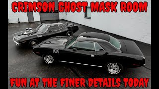 Cuda Photo Shoot At The finer Details • CRIMSON GHOST MASK ROOM