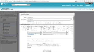 Flow and Process Builder to update records