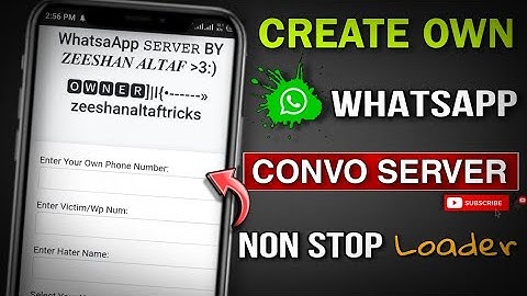 Whatsapp Convo Server Loader 2024|Create Own Whatsapp Convo Server Loader|Dark Anonymous Pk
