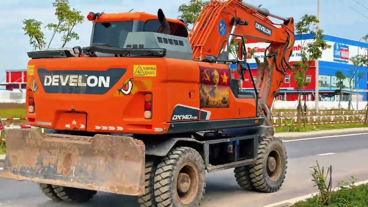 MÁY XÚC TRIỆU VIEWS DOOSAN 2018-5K ĐẸP NHƯ HOA HẬU, MÁY CẨU, MÁY LU LÀM VIỆC | EXCAVATOR 4K ULTRA HD