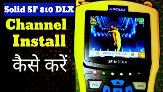 Celebrity Solid Sf 810 dlx Digital Satellite Finder Channel Install | New Satellite Finder 2022 | Profile