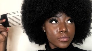 THE PERFECT EVERY DAY AFRO ROUTINE. QUICK &amp; SIMPLE