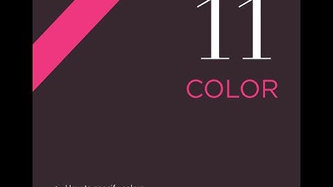CSS Colors & Font Sizes