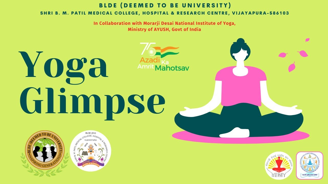 Glimpses of International Day of Yoga 2022 Yoga for Humanity#azadikaamritmahotsav#MDNIY#IDY 2022