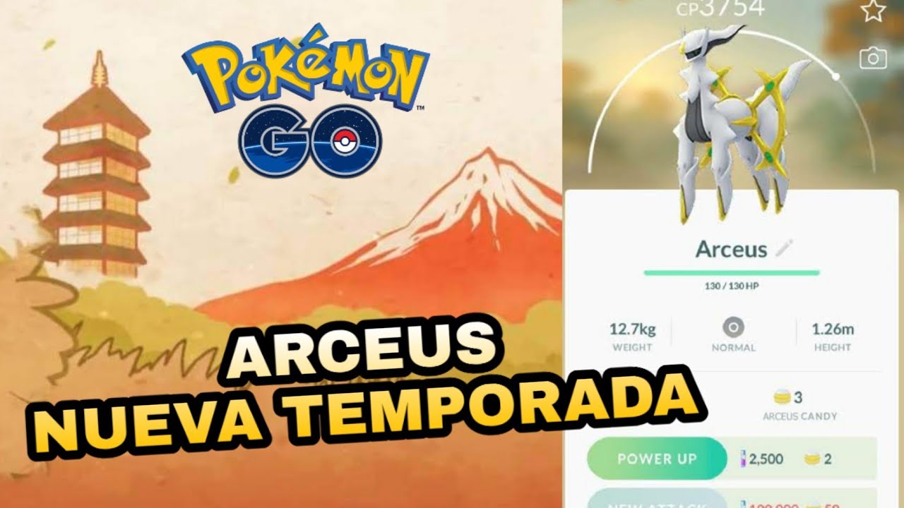 LLEGA ARCEUS NUEVA TEMPORADA DE HERENCIA en POKÉMON GO! 