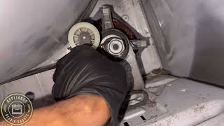 Whirlpool Dryer Drum Not Turning Spinning Overheating|Belt Replacement| Easy Belt Replacement