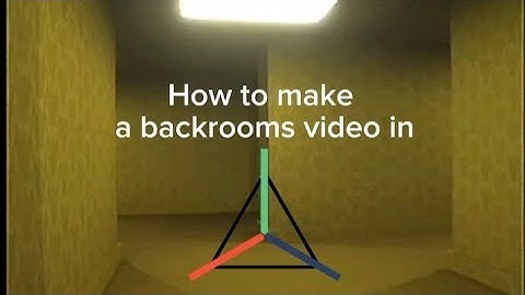 How to make backrooms video in Prisma 3D