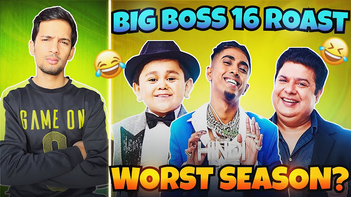 BIG BOSS 16 ROAST : The Worst Season EVER !!!! 🤣🤣