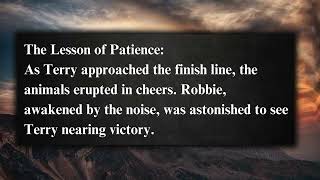 Famous story | The Great Race: Rabbit and Turtle's Lesson in Patience | Moral lesson for kids