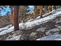 Pacific crest trail thru hike episode 21  postholing