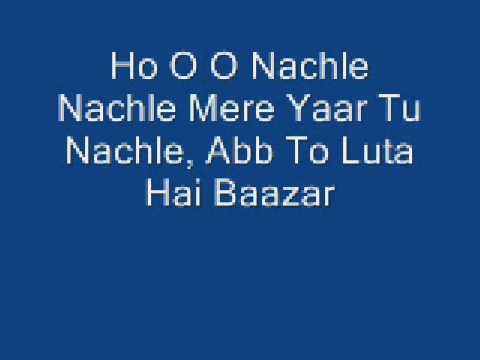 aaja nachle lyrics