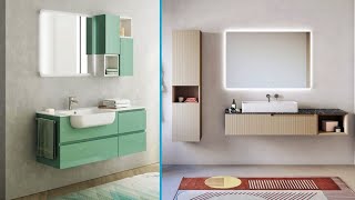 Modern washbasin cabinet designs for modern bathroom | Latest vanity cabinet designs screenshot 2
