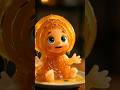 Baby Jalebi Eating Jalebi 😍🍯 | Cute AI 3D Food Animation #Shorts #ai #shortsfeed #trending #cartoon