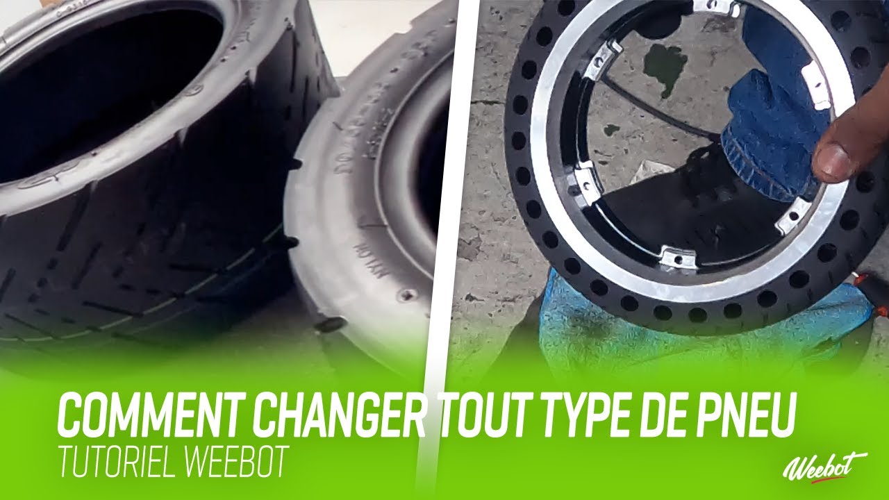 COMMENT CHANGER SON PNEU ÉLECTRIQUE ? GONFLABLE, PLEIN, TUBELESS YouTube