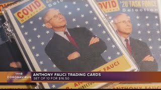 Graphic artist in Chicago designs Dr. Fauci training card set