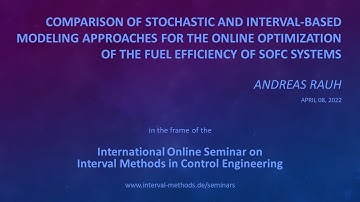 Stochastic and Interval-Based Modeling Approaches for the Online Optimization of SOFC Systems
