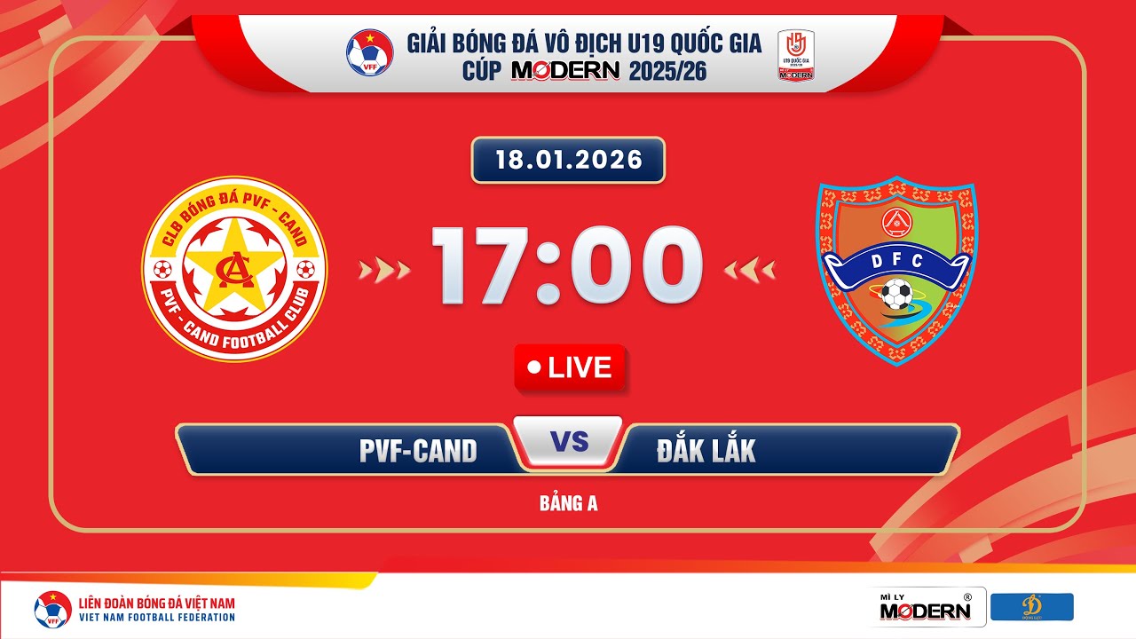 🔴Trực tiếp: PVF-CAND vs Đắk Lắk |