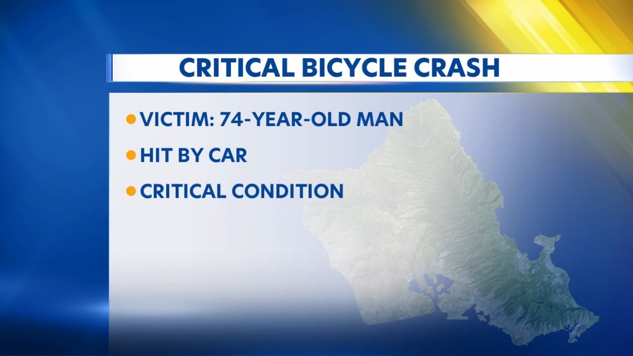 74-Year-Old bicyclist taken in critical condition after crash in ...