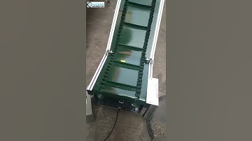 Incline slope belt type automatic bucket conveyor customized feeding conveyor with speed controller