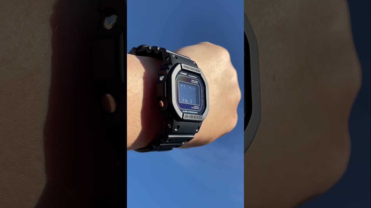 CASIO G-SHOCK] Wrist shot of the DW-5600RW-1JF. - YouTube