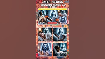 Create 3D Ai Boy Dreaming with lord Shiva image creator 2024 | Shiva Ai Image | Bing image Tutorial