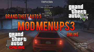 GTA 5 Online Mod Menu PS3 + Download Link!