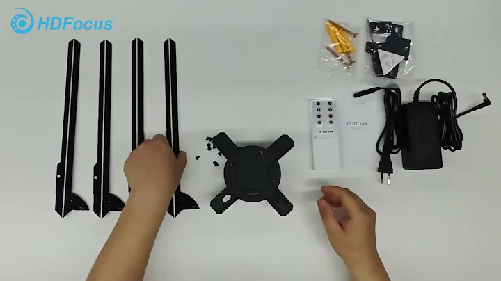 Unboxing and Installation of the 65cm 3D Hologram Fan: A Visual Spectacle! #3dhologramfan #hdfocus