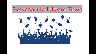 Flowchart menentukan kelulusan siswa