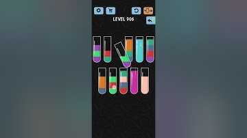 Water Color Sort Level 906 Walkthrough Solution iOS/Android