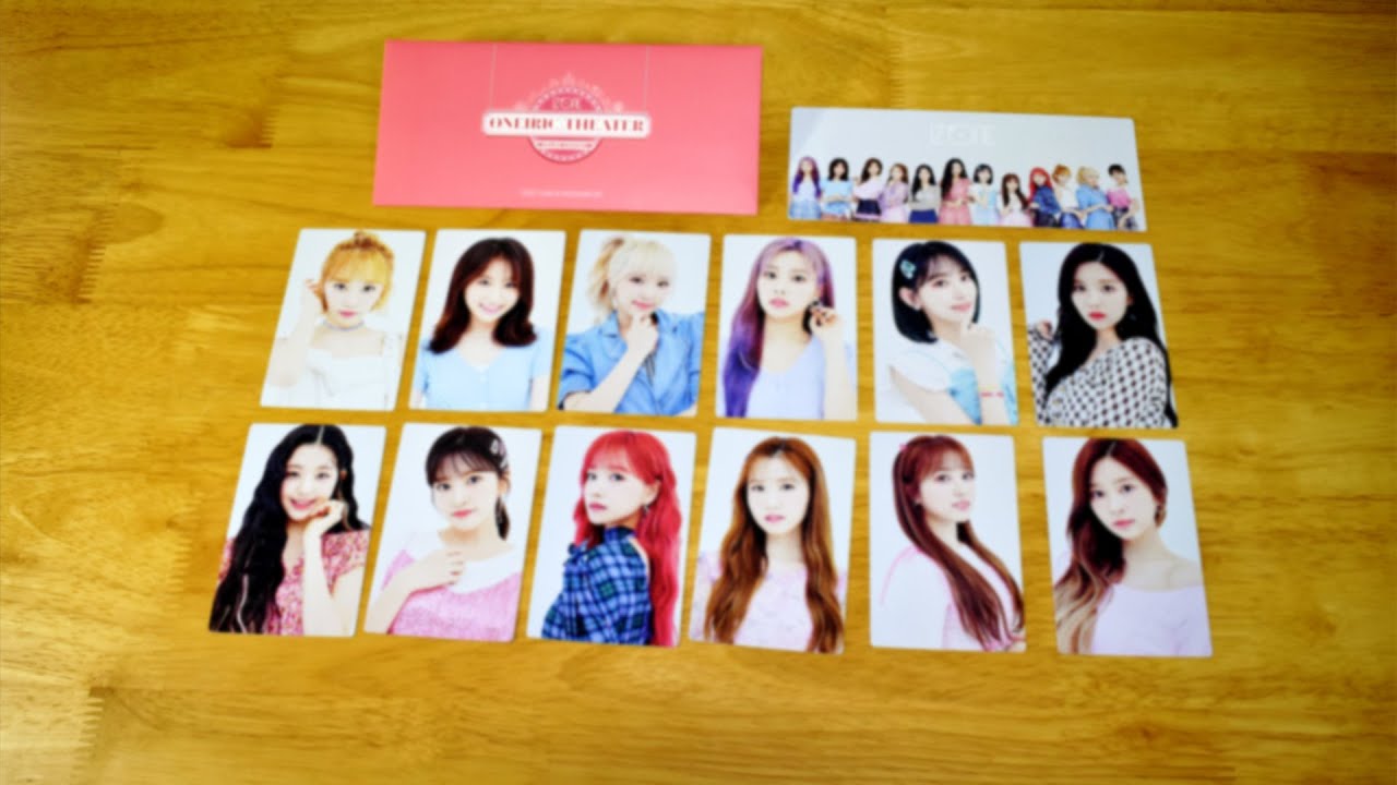 아이즈원 ONEIRIC THEATER 티켓카드 & 포토카드 언박싱 IZ*ONE ONEIRIC