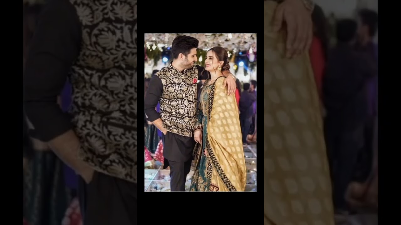 Aiman Khan Pakistan actres husband muneeb but with daughter #ytshort #drama