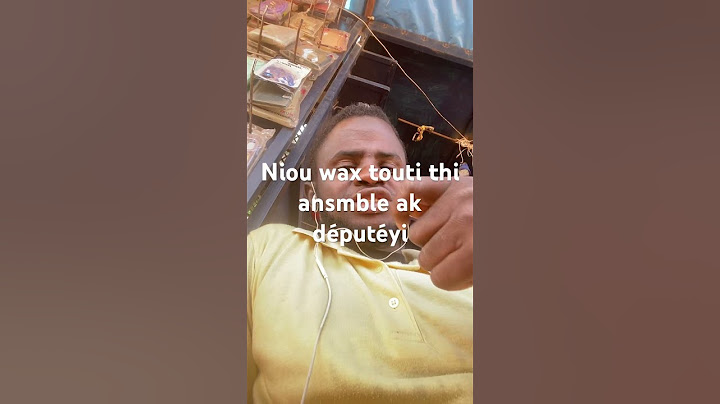 Niou wax touti thi anssamble bi ak député yi