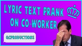 LYRIC TEXT PRANK ON CO-WORKER! I JUST HAD SEX lyrics (The Lonely Island I Just Had Sex)
My first Lyric Text Prank I ended up doing it on my Co-Worker!
I almost got done with the whole song till he started to catch on..
If you enjoyed, let me know if you want me to do more.
Thank you for watching!
~Neurologic
Donate HERE: https://youtube.streamlabs.com/allfreesoundeffects
Subscribe to my Music Channel: https://www.youtube.com/qcproductions
Subscribe to my Gaming Channel: https://www.youtube.com/channel/UC_zQX1PVY8zfHf9asfLlJUA
Subscribe to my YouTube Partner MidgetSpiderman: https://www.youtube.com/channel/UCh1RIR6tsJdL3SBrv9ANTnA
Follow me on Twitter: https://twitter.com/QC_Inc
Follow me on Instagram: https://www.instagram.com/qcproductions/
Neurologic Facebook: https://www.facebook.com/Neurologic-157666371053252/
QCProductions Facebook: https://www.facebook.com/qcproduction/
Enjoy.
~Neurologic
Catalyst Mints: https://www.catalystmints.com/energy-mints?tracking=neurologic
Commun.it (30% off) : https://mbsy.co/g636H
Buy Cheap PC games (up to 90% off): https://www.g2a.com/r/neurologic
5% Off On An Amazing PS3,PS4, XBOX 360, and XBOX One Controller!
Cinch Gaming (Use code: Neurologic for 5% off on any purchase)
Cinch Gaming URL: http://cinchgaming.com/
http://www.envioushost.com/client/aff.php?aff=753
https://www.linkcollider.com/page/register?r=137735&aff=1
LYRIC TEXT PRANK ON CO-WORKER! I JUST HAD SEX lyrics (The Lonely Island I Just Had Sex) LYRIC TEXT PRANK ON CO-WORKER! I JUST HAD SEX lyrics (The Lonely Island I Just Had Sex)