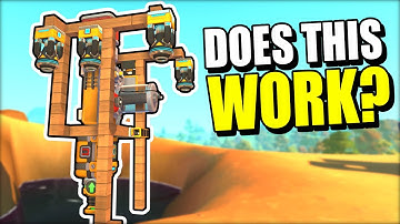 Is it Possible to Build a Flying Vehicle that NEVER has to LAND? (Crashlander Survival Mod 30)