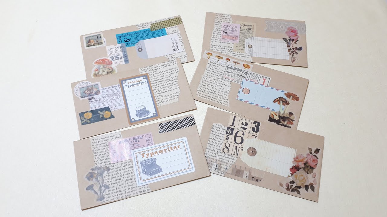 封筒にコラージュしてみた002