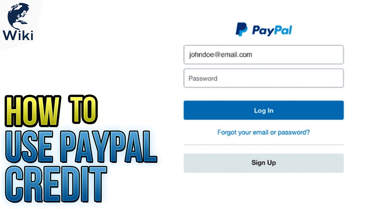 How To Use Paypal Credit Youtube