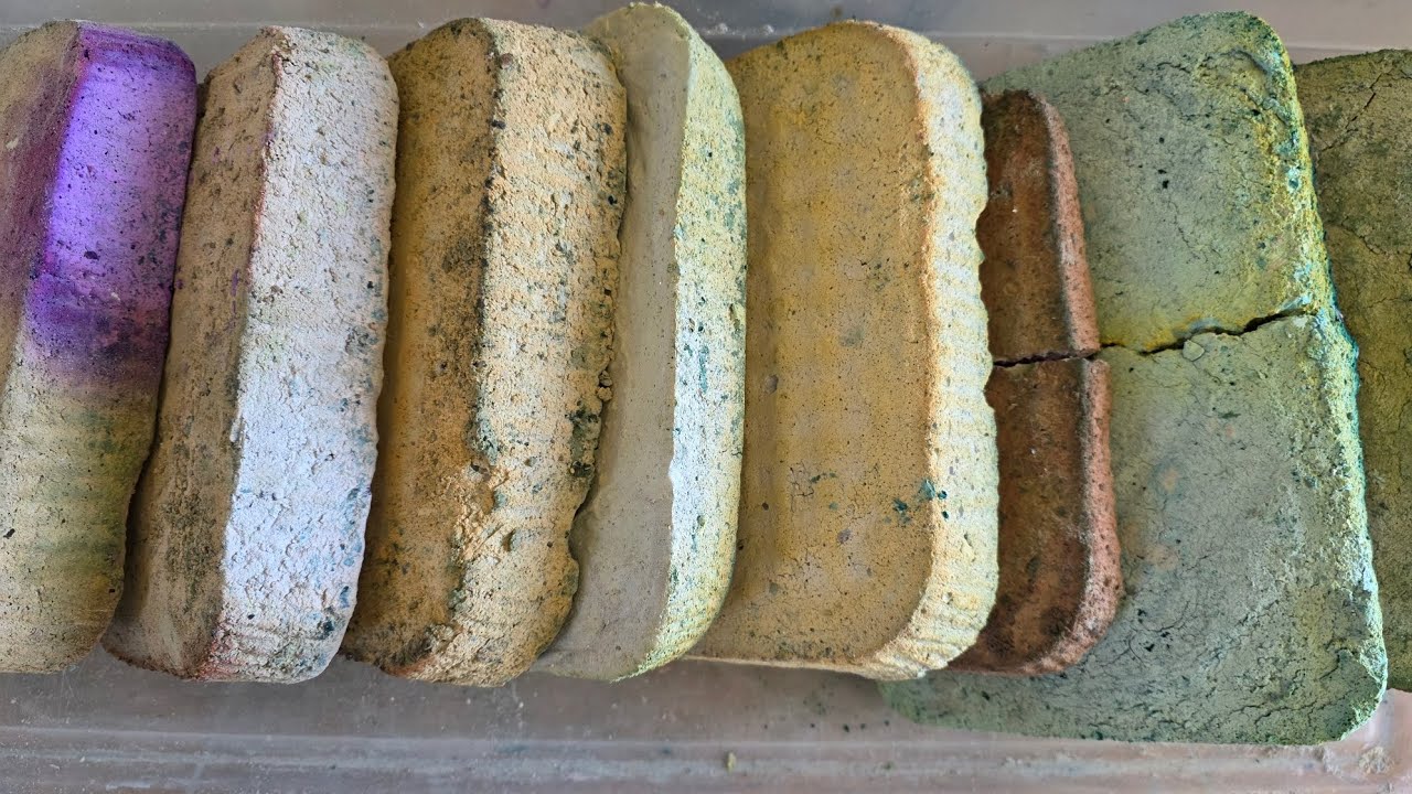 8-16 of 37 Gym Chalk Slabs | read description | ASMR | Texture Variety ...