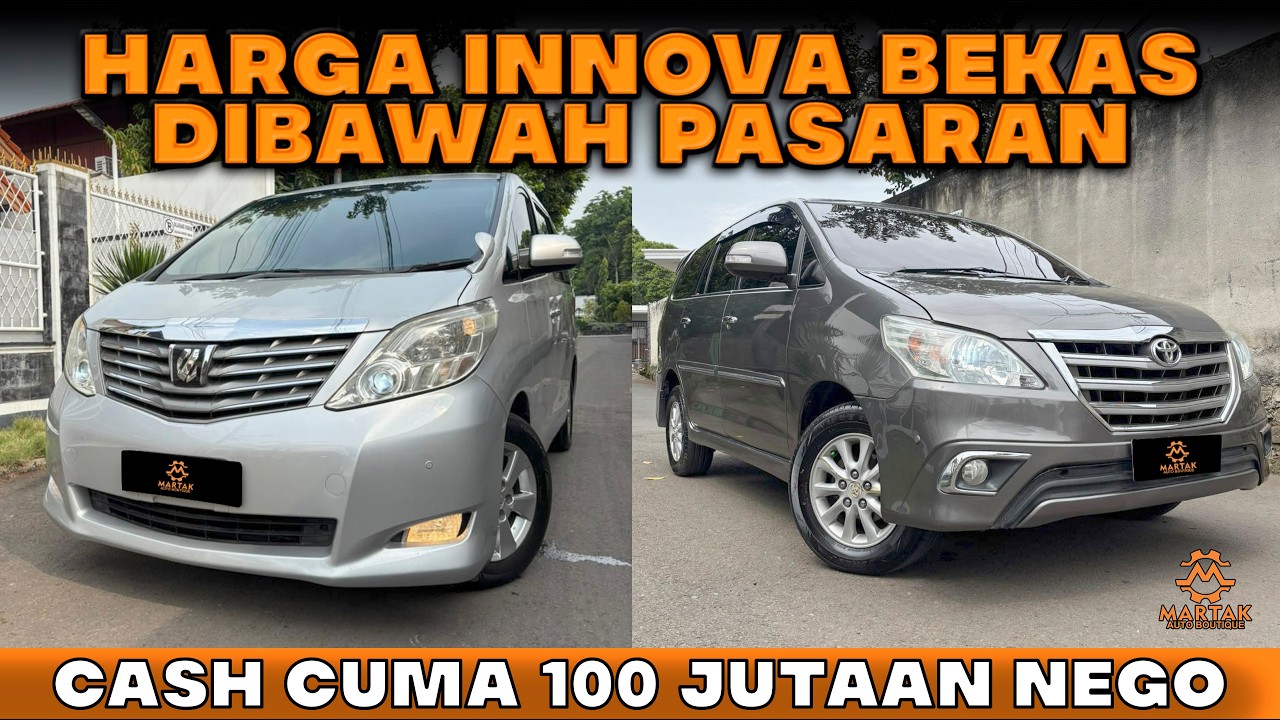 MURAH BANGET KIJANG INNOVA LUXURY HARGA DIBAWAH PASARAN 100 JUTAAN CASH MASIH NEGO