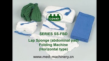 LOYAL Lap Sponge Folding Machine SS-FBD (Horizontal type)