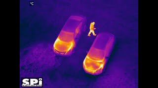 HD thermal drone camera M2D gyrostabilized EO/IR gimbal